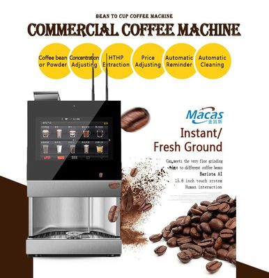 Automate de vente de café à base de grains à la tasse 2000W