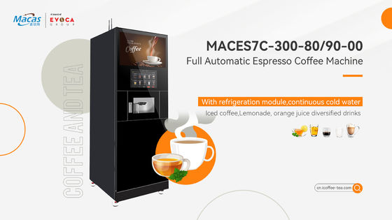 Appui à l'Internet des objets pour les distributeurs automatiques de café à écran tactile