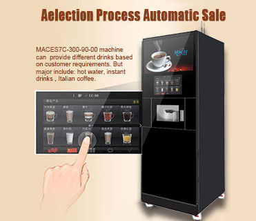 220VAC Machine à café à café à la tasse Espresso / Vendeuse à écran tactile 220kg