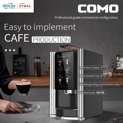 Vendeuse de café expresso à la tasse avec 10 saveurs