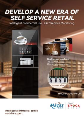 acheter Commercial Espresso Vending Machine 220VAC 2800W with 15.6 Inch Touch Screen fabrication en ligne