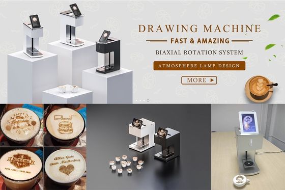 Machine d'impression de gâteaux de café à couleur unique 15W Puissance
