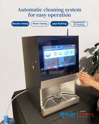 Un bon prix. EVOACAS Machine à café à expresso entièrement automatique avec support d'eau du robinet en ligne