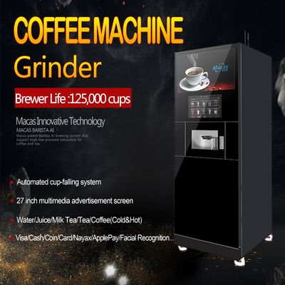 Un bon prix. Automate de vente automatique de café avec brasseuse à thé en ligne