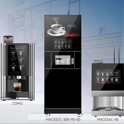 Un bon prix. Acier inoxydable 304 auto-service plancher debout machine à café 220V 50Hz en ligne