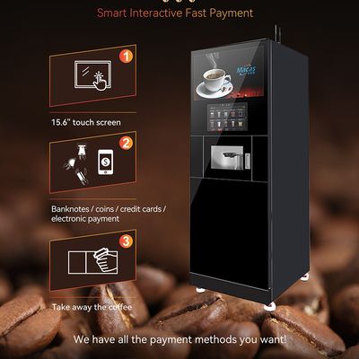 Un bon prix. MACAS machine à café avec écran publicitaire de 27 pouces en ligne