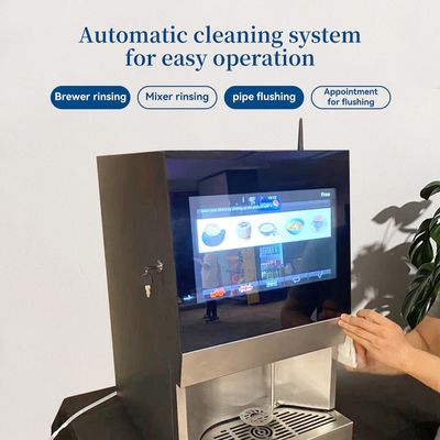 Un bon prix. Machine à café en acier inoxydable avec fonction d'auto-nettoyage en ligne