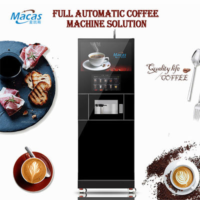 Un bon prix. Intelligent Floor Standing Coffee Machine Macas Commercial Fully Automatic Freshly Ground Cabinet Coffee Machine en ligne