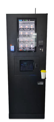 Un bon prix. Machine à café à écran unique de 21,5 pouces professionnelle en libre-service avec système automatisé en ligne