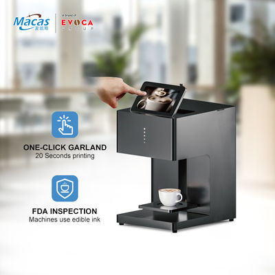 MACAS Smart est une imprimante monocouleur pour gâteaux, café et art.