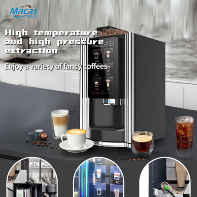15.6 pouces écran tactile poudre à tasse machine à café pour bureau