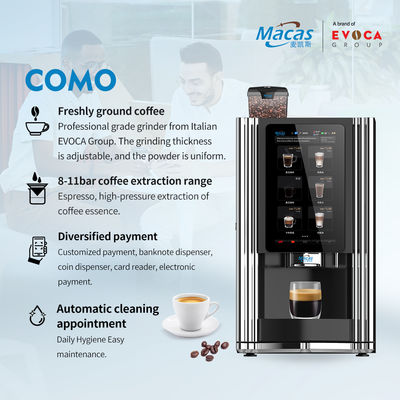 Savourez un café fraîchement préparé n'importe où et n'importe quand avec un distributeur automatique de café grain à tasse